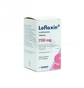 LEFLOXIN 750 MG CON 7 TABLETAS (1)