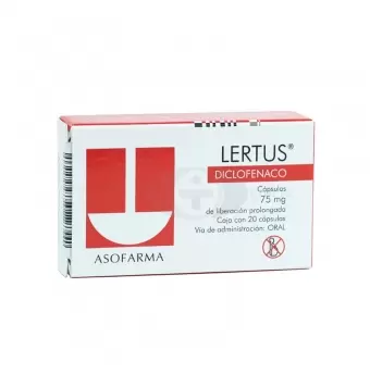 LERTUS 75 MG CON 20 CÁPSULAS