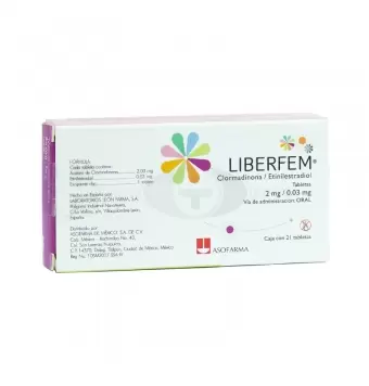 LIBERFEM 2MG/0.03MG CON 21 TABLETAS (1)