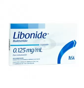 LIBONIDE 0.125MG/ML CON 5 ÁMPULAS