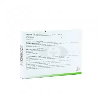 LINCOMICINA 600MG/2ML CON 6 AMPOLLETAS (1)