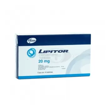 LIPITOR 20 MG CON 15 TABLETAS (1)