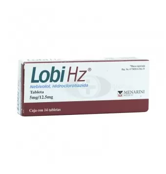 LOBI HZ 5MG/12.5MG CON 14 TABLETAS