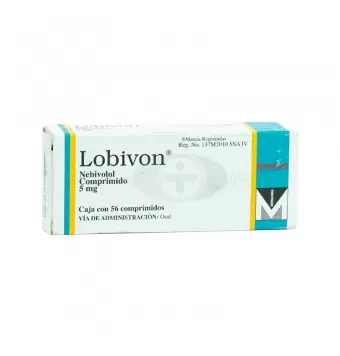 LOBIVON 5 MG CON 56 CÁPSULAS