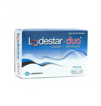 LODESTAR DUO 100MG/5MG CON 30 CÁPSULAS