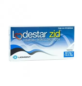 LODESTAR ZID 50MG/12.5MG CON 30 TABLETAS
