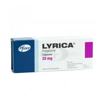 LYRICA 25 MG CON 28 CÁPSULAS (1)