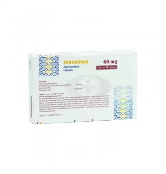 MASENNUS 60 MG CON 14 CÁPSULAS (1)
