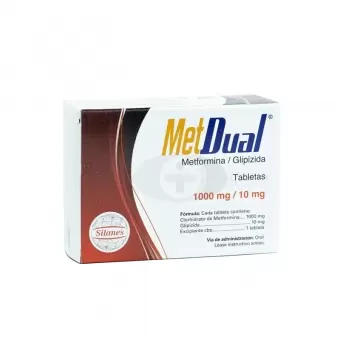 METDUAL 1000 MG / 10 MG CON 30 TABLETAS (1)