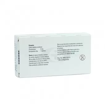 METICORTEN 5 MG CON 30 TABLETAS (1)