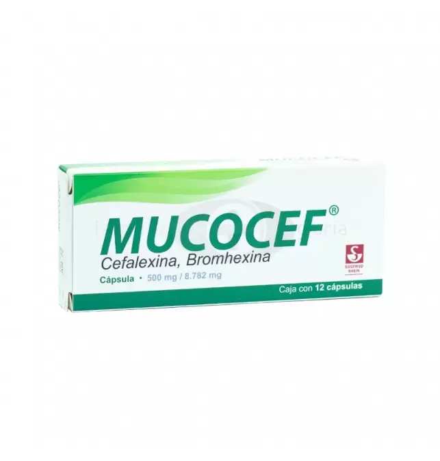 MUCOCEF 500 MG CON 12 CÁPSULAS