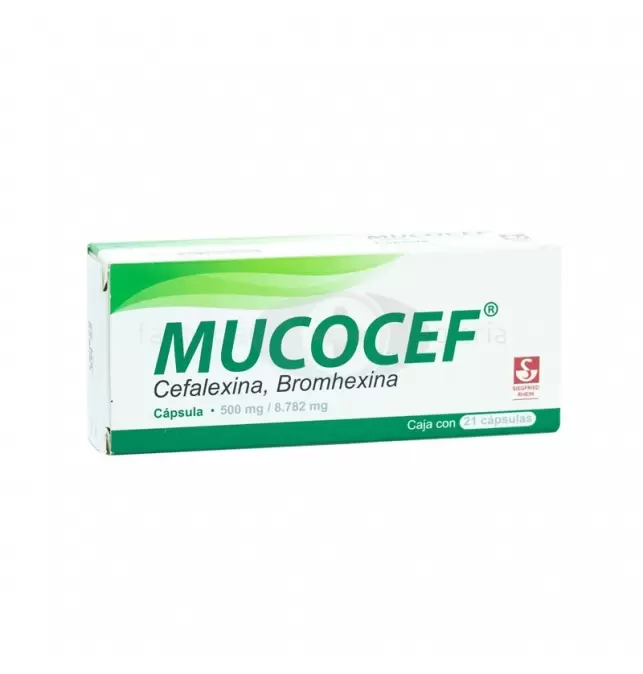 MUCOCEF 500 MG CON 21 CÁPSULAS