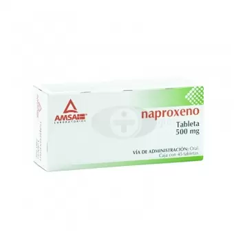 Naproxeno 500 Mg Con 45 Tabletas