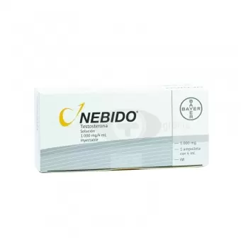 NEBIDO SOLUCIÓN INYETABLE 1000 MG