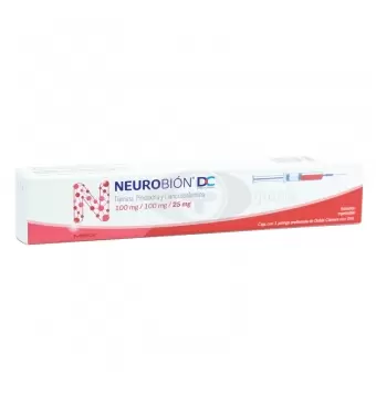 NEUROBIÓN-DC 100MG/100MG/25MG CON 1 JERINGA DE 2 ML (1)