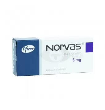 NORVAS 5 MG CON 10 TABLETAS (1)