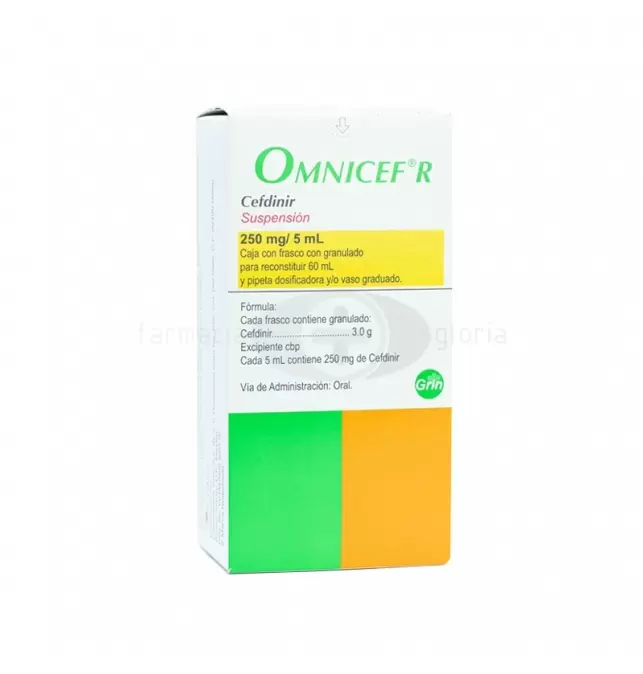 OMNICEF R 250MG/5ML SUSPENSIÓN
