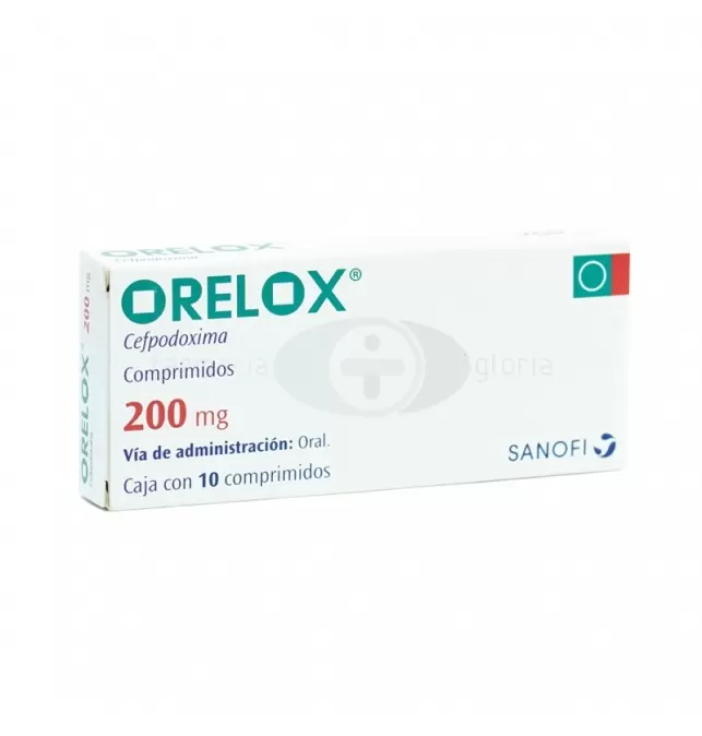 ORELOX 200 MG CON 10 COMPRIMIDOS