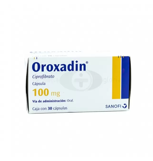 OROXADIN 100 MG CON 30 CÁPSULAS
