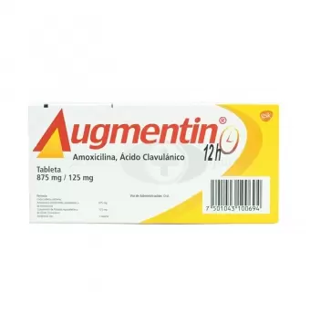 AUGMENTIN 12H 875MG/125MG CON 14 TABLETAS (1)