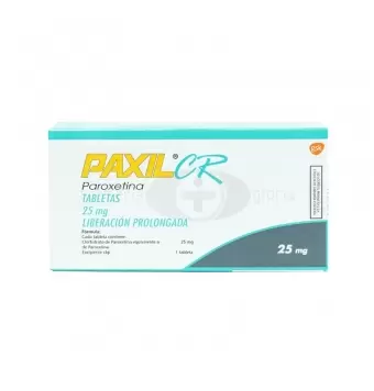 PAXIL CR 25 MG CON 30 TABLETAS (1)