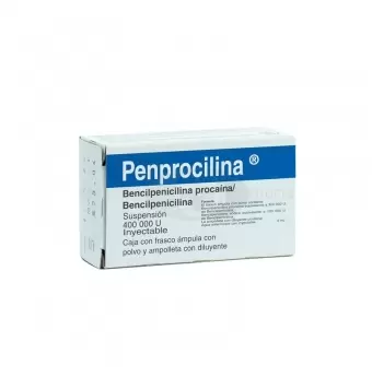 PENPROCILINA 400000 U FRASCO CON POLVO Y AMPOLLETA CON DILUYENTE (1)