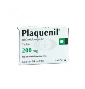 PLAQUENIL 200 MG CON 20 TABLETAS