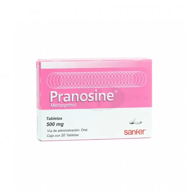 PRANOSINE 500 MG CON 20 TABLETAS