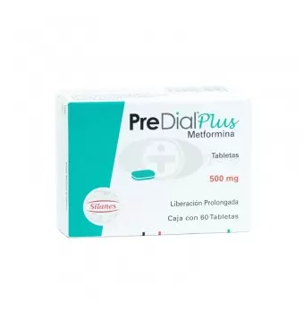 PREDIAL PLUS LP 500 MG CON 60 TABLETAS