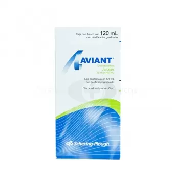 AVIANT 50 MG JARABE CON 120 ML