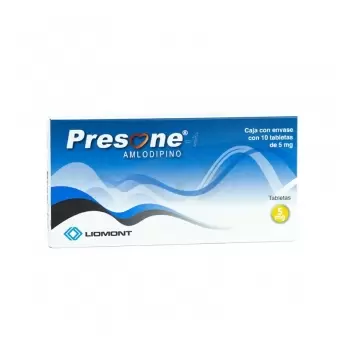 PRESONE 5 MG CON 10 TABLETAS