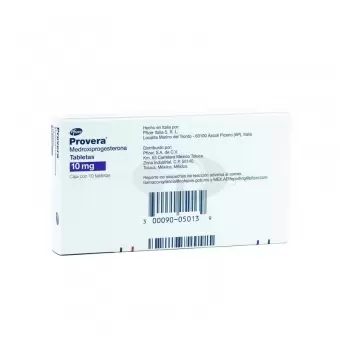 PROVERA 10 MG CON 10 TABLETAS (1)