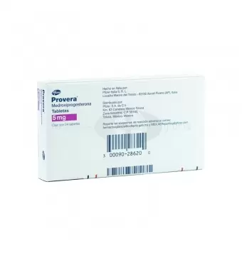PROVERA 5 MG CON 24 TABLETAS (1)