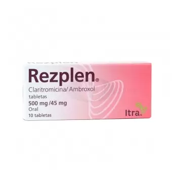 REZPLEN 500MG/45MG CON 10 TABLETAS