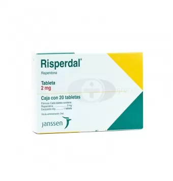 RISPERDAL 2 MG CON 20 TABLETAS (1)