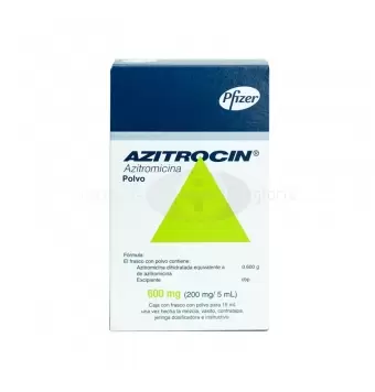 AZITROCIN 600 MG SUSPENSIÓN CON 15 ML (1)