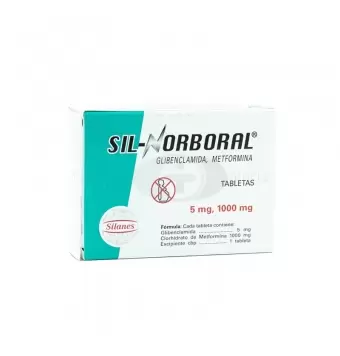 SIL-NORBORAL 5MG/1000MG CON 40 TABLETAS (1)