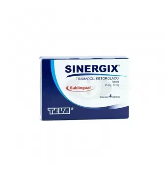 SINERGIX CON 4 TABLETAS SUBLINGUALES
