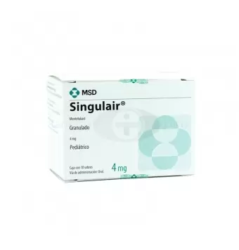 SINGULAIR PEDIÁTRICO GRANULADO 4 MG CON 10 SOBRES