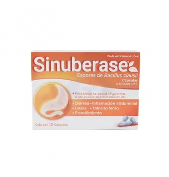 SINUBERASE CON 12 CÁPUSULAS