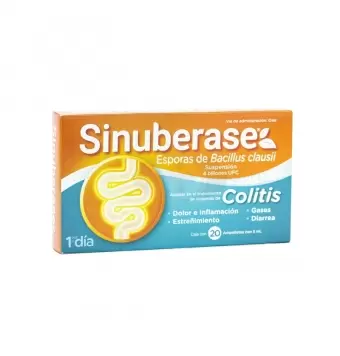SINUBERASE CON 20 AMPOLLETAS