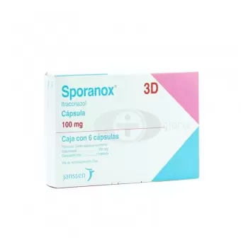 SPORANOX 100 MG 3 D CON 6 CÁPSULAS (1)