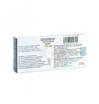 STRATTERA 100 MG CON 14 CÁPSULAS (1)