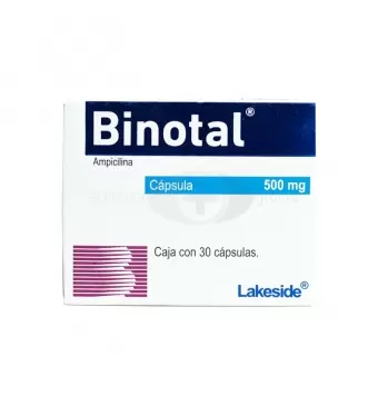 BINOTAL 500 MG CAJA CON 30 CÁPSULAS