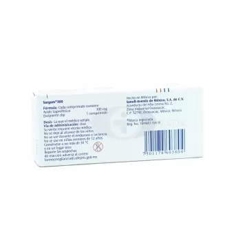 SURGAM 300 MG CON 30 COMPRIMIDOS (1)