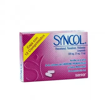 SYNCOL CON 12 COMPRIMIDOS