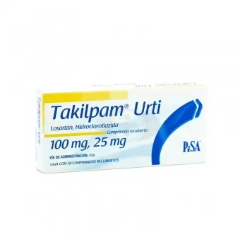 TAKILPAM URTI 100MG/25MG CON 30 COMPRIMIDOS