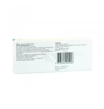 TAMIFLU 75 MG CON 10 CÁPSULAS (1)