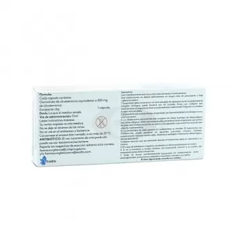 TANZANITA CLINDAMICINA 300 MG CON 21 CÁPSULAS (1)