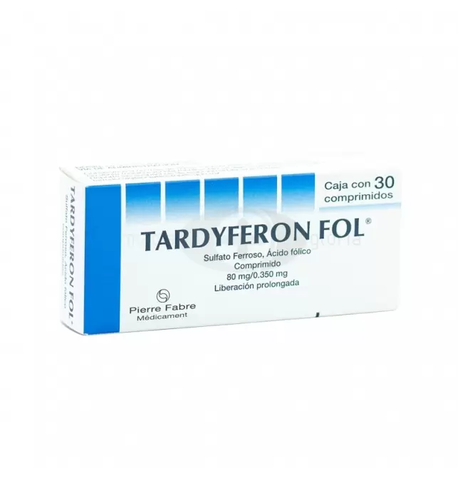 TARDYFERON FOL CON 30 COMPRIMIDOS